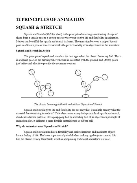 12 PRINCIPLES OF ANIMATION | PDF