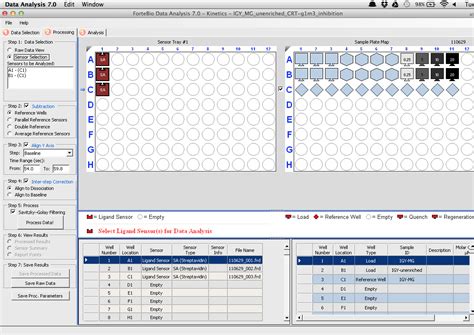 Octet Data Analysis Software 的图像结果