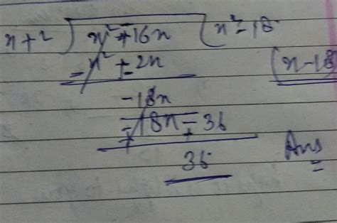 Using long division method , divide the following polynomials ...