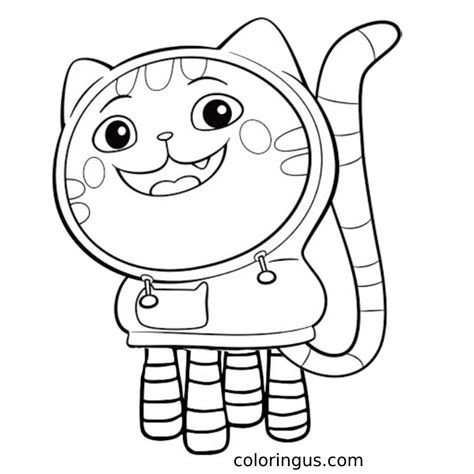 Gabby Dollhouse Coloring Pages: Free Printable Sheets | Coloring pages ...