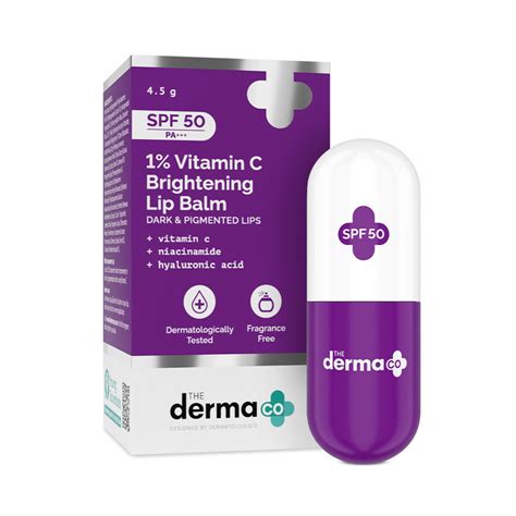 Buy The Derma Co 1% Vitamin C Brightening Lip Balm Online