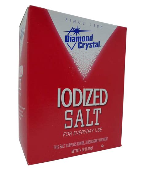 Buy Diamond Crystal Table Iodized Salt, 4 Pound Online at Lowest Price ...