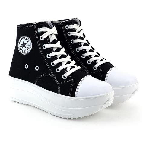 Badlavwomen Lace Up Platform Sneakers Comfortable Casual Fashion ...