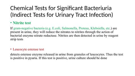 Nitrates In Urine