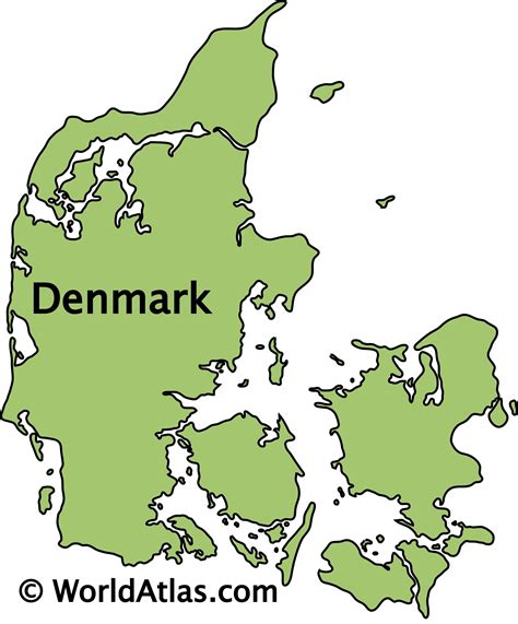 Denmark On Map Of Europe During World War One