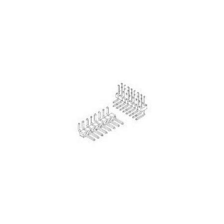 Fci Board Connector, 72 Contact(S), 2 Row(S), Female, Right Angle, 0.1 ...