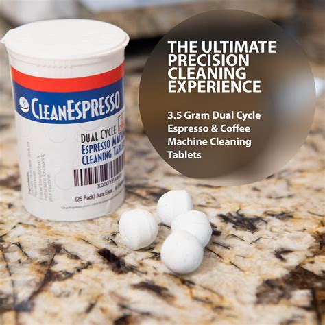Jura Compatible Cleaning Tablets (25 Count) - 3.5 Gram Dual Cycle ...