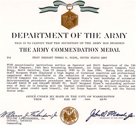 Army Commendation Medal