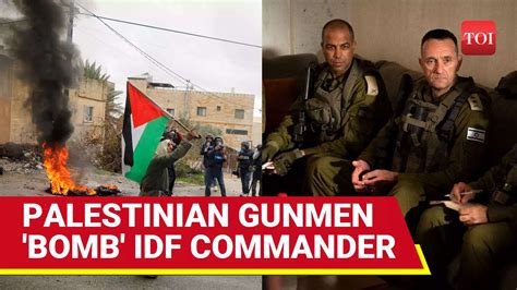 Palestinian Gunmen Take 'Revenge': Bomb Hits IDF Commander's Car In ...