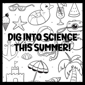 DIG INTO SCIENCE THIS SUMMER! 3 by 3 Feet Beach Bulletin Boards school ...