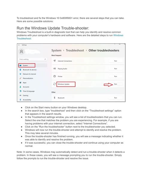 Image result for How to Fix Error Code 0X800f0831