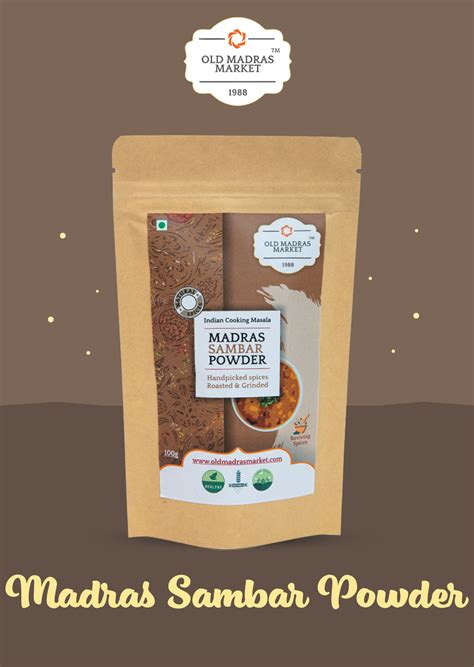Madras Sambar Powder – Authentic South Indian Spice Blend | Old Madras ...