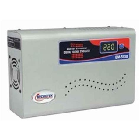 Buy MicroteK 2 Ton 130V-300V Voltage Stabilizer, For AC EM5130 ...