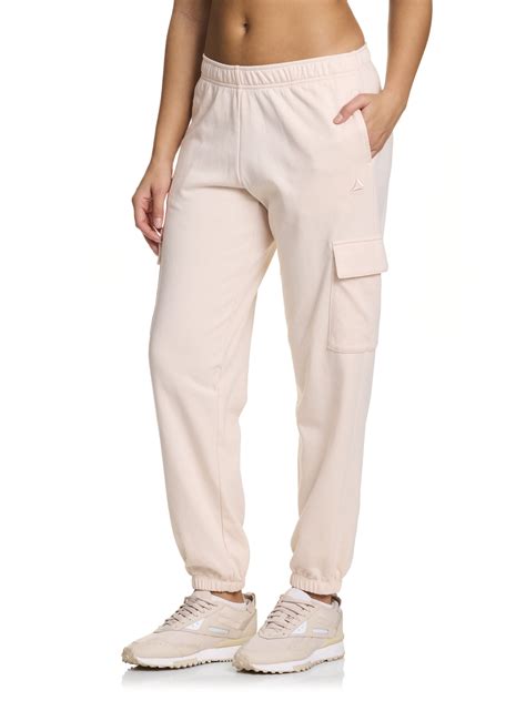 Reebok Women's Cargo Joggers with Pockets, Cotton Blend, Sizes XS-XXXL ...