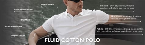 Fluid Cotton Polo | Buttery Soft Cotton Polos | Most Luxurious Polo