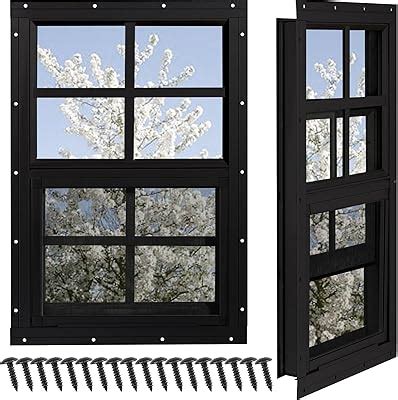NOTASA Shed Windows 2 Pack, Chicken Coop Windows 12 x 18 India | Ubuy