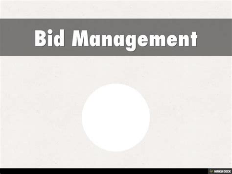 Image result for Bid Management Approach Framework