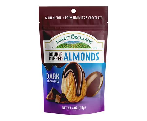 Dark Chocolate Almonds | Liberty Orchards