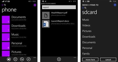 Image result for File Manager Windows Phone