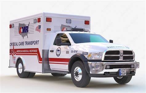 3d现代急救车救护车模型,现代急救车救护车3d模型下载_学哟网