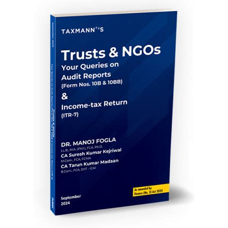 Taxmann Trust & NGOs Your Queries on Audit Reports (Form Nos. 10B ...
