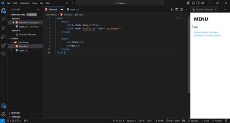 Image result for How to Run CSS File in vs Code