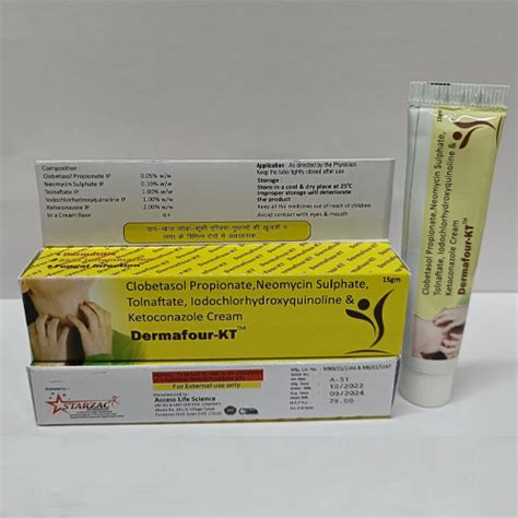 DERMAFOUR-KT Cream Starzac Formulations Pvt. Ltd.