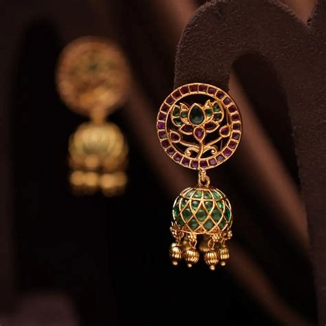 Earrings for Girls and Women | Shop Antique Jhumka Earrings Online