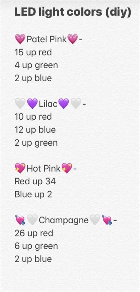 Image result for DIY LED Colors