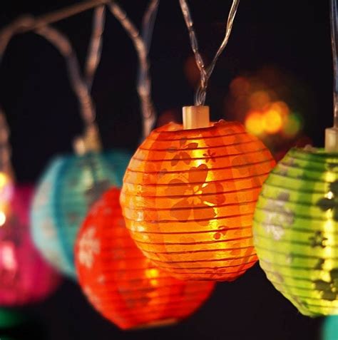 Image result for Lantern Style Outdoor String Lights
