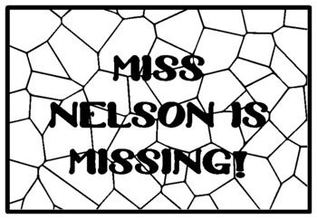 MISS NELSON IS MISSING!, Grade 2 Literature Activity, Grade 2 ...
