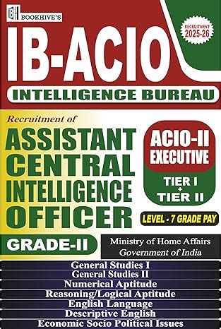 Buy IB ACIO Grade 2 2025-2026 (Set of 7 Books) Intelligence Bureau ...