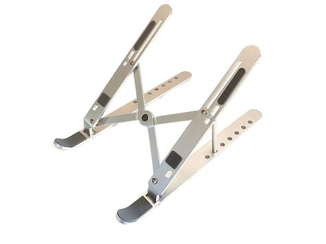 D&B Aluminium Adjustable Laptop Stand Portable and Fordable Compatible ...