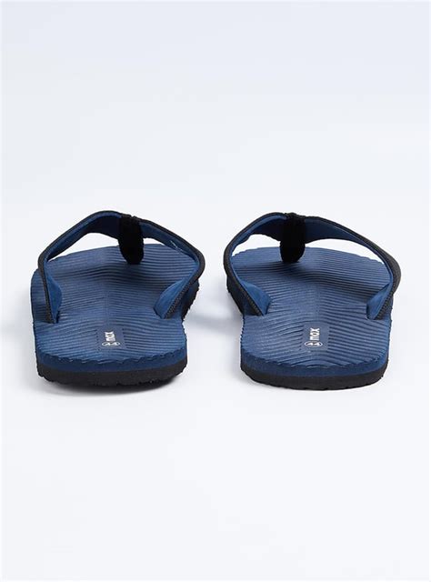 Buy Men Textured V-Strap Flip Flops Online at just Rs. 299.0 ...