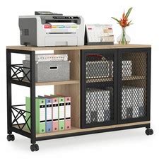 Buy New Listing Tribesigns Rolling Lateral File Filing Cabinet w ...