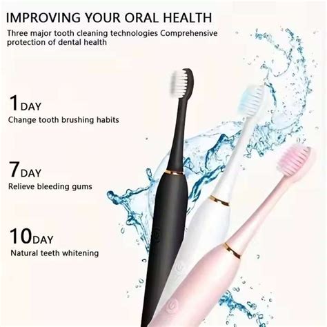 BruxelX Dupont Bristle Electric Brush with Sonic Speed Electric ...