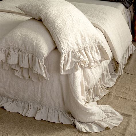 mooshop | Ruffle duvet cover, Bed linen sets, Bed linens luxury