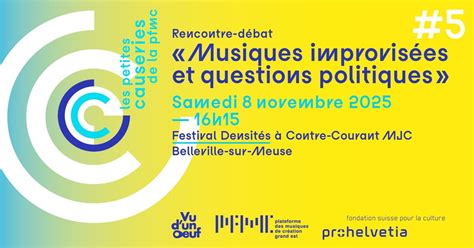 Petite Causerie de la PfMC°#5 , Contre-Courant MJC, Rombas, 8 November ...