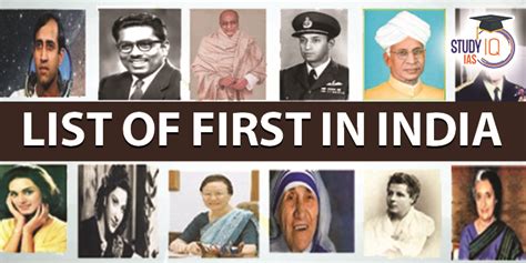 List of First in India: Politics, Defence, Sports, Science