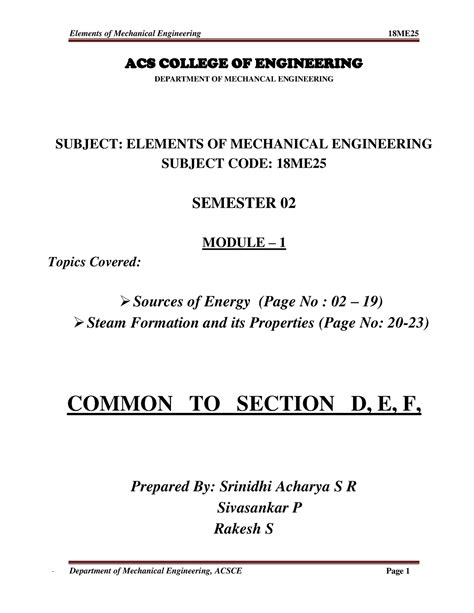 Syllabus 18Me25 Module 4 Lecture 的图像结果