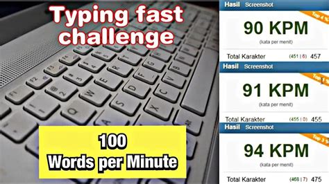 Typing Fast Challenge 的图像结果