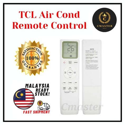 TCL Air Cond Remote Control TCL-53 Air Conditioner Remote Control Fahrenheit Celsius converter ...