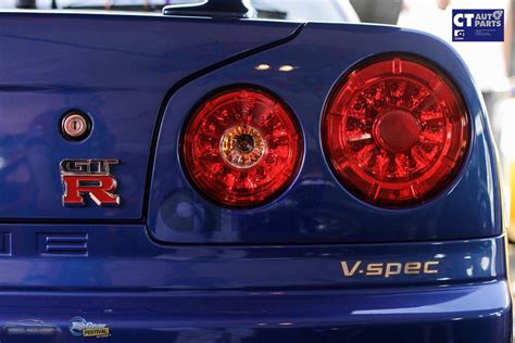 Clear Red LED Tail Lights for 99-02 Nissan Skyline R34 GTR GTT ...