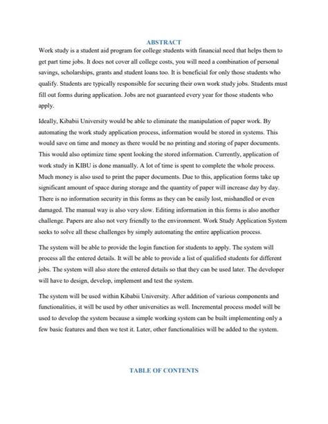 Image result for Work Study Report