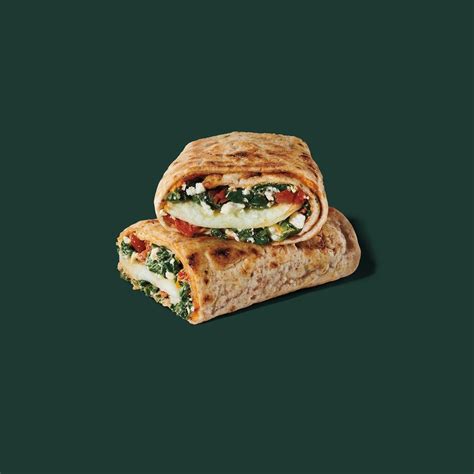 Starbucks Spinach, Feta & Cage Free Egg White Breakfast Wrap Nutrition ...