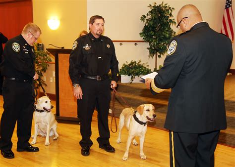 Orange County Corrections Department Officially Swears in K-9 Officers
