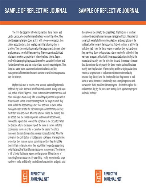 Image result for Reflective Journal Writing Examples