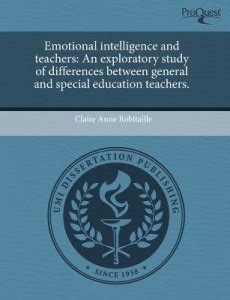 Emotional Intelligence and Teachers: An Exploratory Study of ...