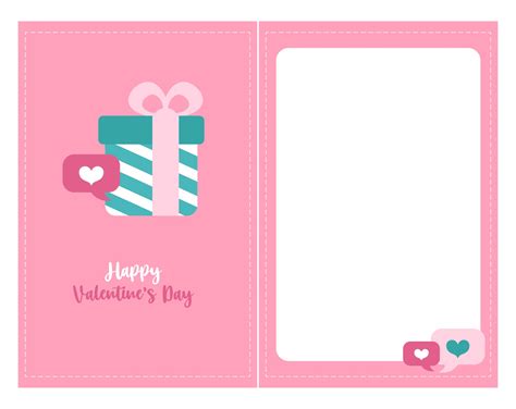 Foldable Printable Valentine Cards