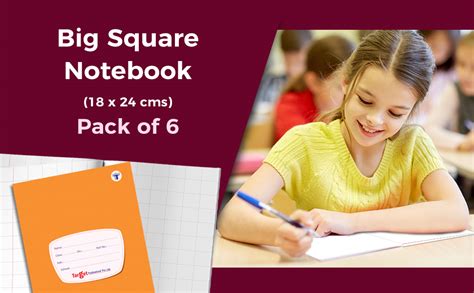 TARGET PUBLICATIONS Big Square Notebooks for Kids | 172 Ruled Pages ...